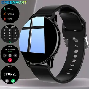 The latest smart watch, advanced, with call reminder/message reminder/multi-sport mode/calendar/music control/alarm clock reminder and other super multi-functions,  heart rate monitoring android smartwatch screen high-definition