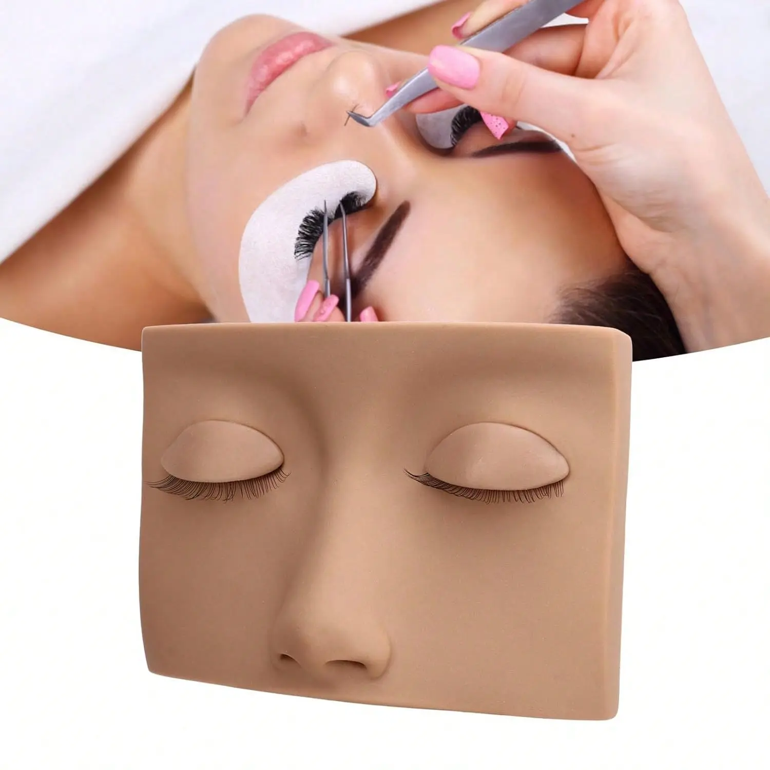 1Piece Lash Mannequin Head, Mannequin Head, Eyelash Extension Mannequin Head, Lash Extensions, Eyelash Mannequin Head Eyelash Mannequin Hea, Mannequin Head For Eyelash Extensions