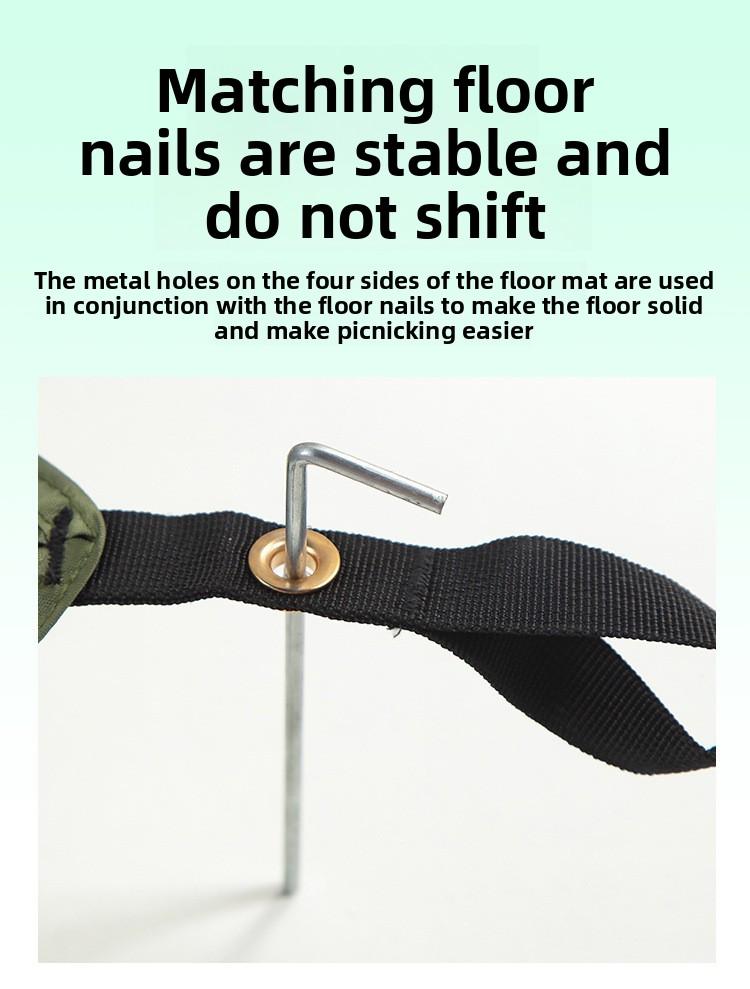 Outdoor large camping waterproof picnic mat tent moisture-proof mat portable floor mat Oxford cloth beach cloth frat coolers essentials Cube Conversion Kit Automatic Quick-Open Double-Layer