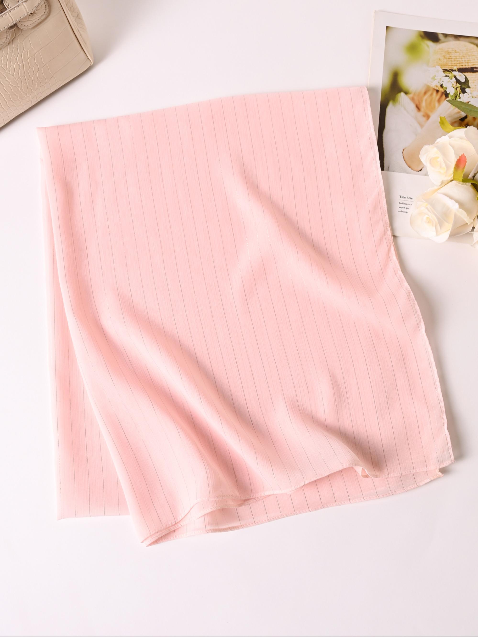 Women's Solid Color Scarf, Head Scarf, Fashionable Soft Comfortable Shawl for Daily Wear, Casual Versatile Scarf for Women & Girls