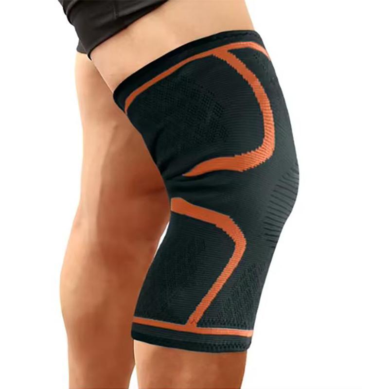 Elastic Nylon Sports Knee Brace for Fitness Training, Home Gym Equipment for Running Cycling, Leg Exercise Gear for Men Women