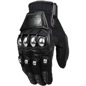 Alloy Steel Touchscreen Bicycle Motorcycle Motorbike Powersports Racing Glove