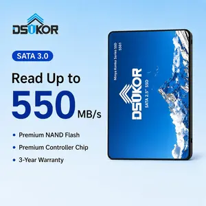 DSIKOR S501 SATA SSD 240GB, Internal State Drive SATA III 6Gb/s 2.5" SSD Sata, UP to 550MB/s, 240GB Internal Drive Solid State Hard Drive, Upgrade Laptop PC and Desktops
