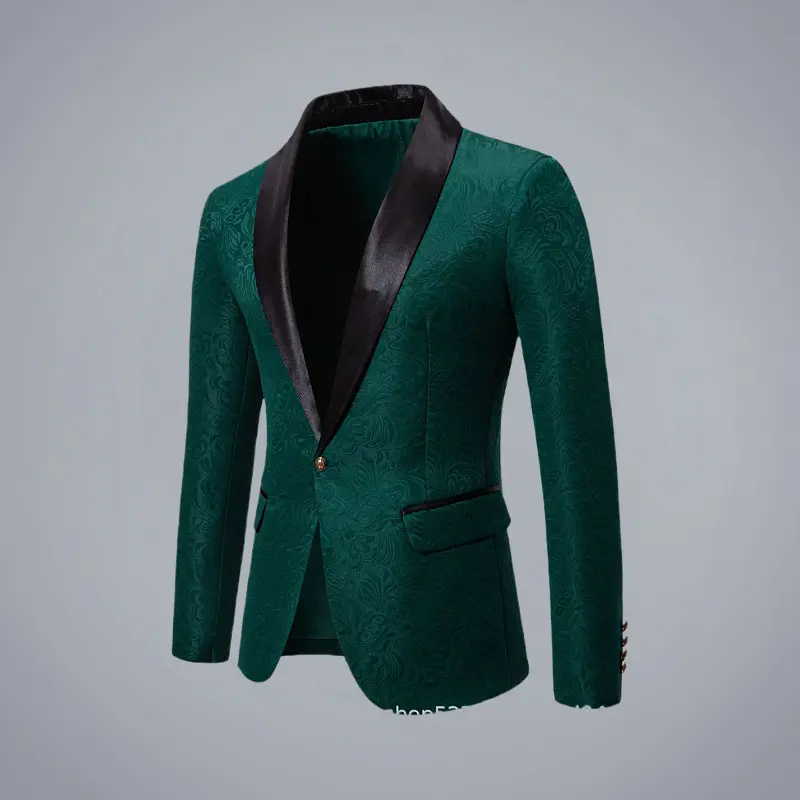 Men's Jacquard Suit Set European Style Groomsmen Formal Wear Banquet Tuxedo Outfit, must have item, everyday wear, wardrobe staple, essential piece, trendy style, wardrobe essential, must have piece, everyday favorite