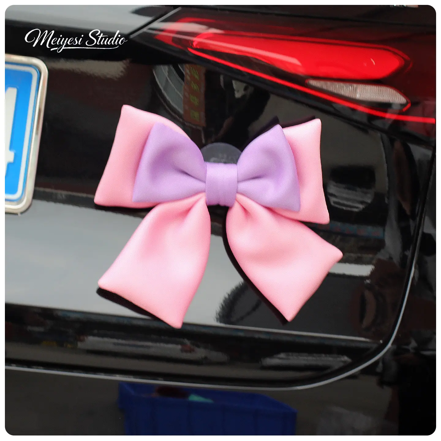Pink and Purple Color Matching - [Large] Bow/Visco