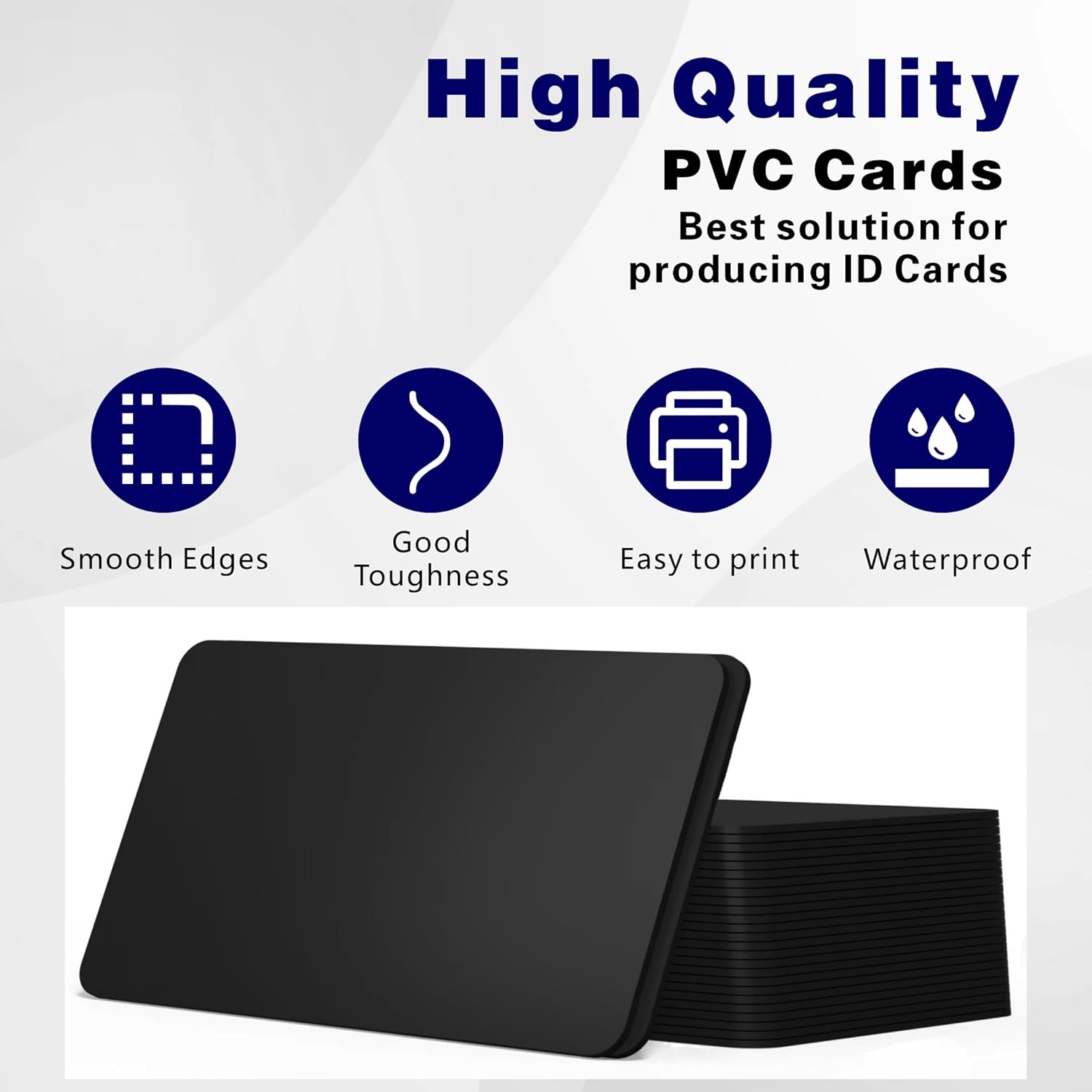 10 count NFC Cards NTAG215 NFC Tags Programmable Black NFC Card NFC Business Card NFC 215 Cards Rewritable NFC Tags  Compatible with NFC Enabled Mobile Phones & Devices