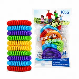 Outdoor Mosquito Repellent Bracelet, Portable Insect Guard for Camping and Hiking, Effective Bug Control for Outdoor Activities--wb