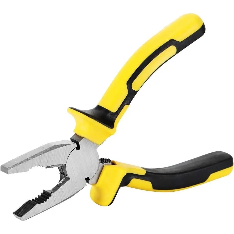 Lineman's Pliers, Wire  Heavy Duty, 6 Inch | 6-inch combination pliers, nickel-chromium steel, induction-hardened , machined ,  grips, ANSI certified