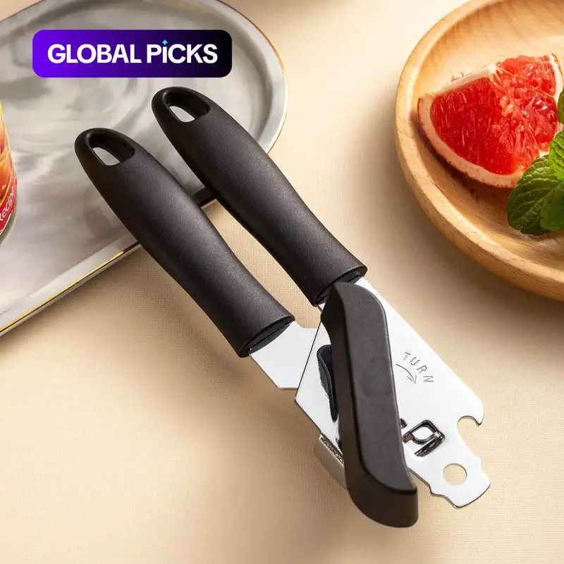 Stainless Steel Beverage Can Opener, 1 Count Practical Kitchen Utensils & Gadgets For Home Outdoor Camping #GLOBAL PICKS