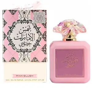 Pink Blush Eau de Parfum 100ml (3.4 oz) Sweet Fruity Perfume with Floral Jasmine & Woody Fragrance Vanilla and Musk Unisex Long Lasting Fragrance for Women and Men