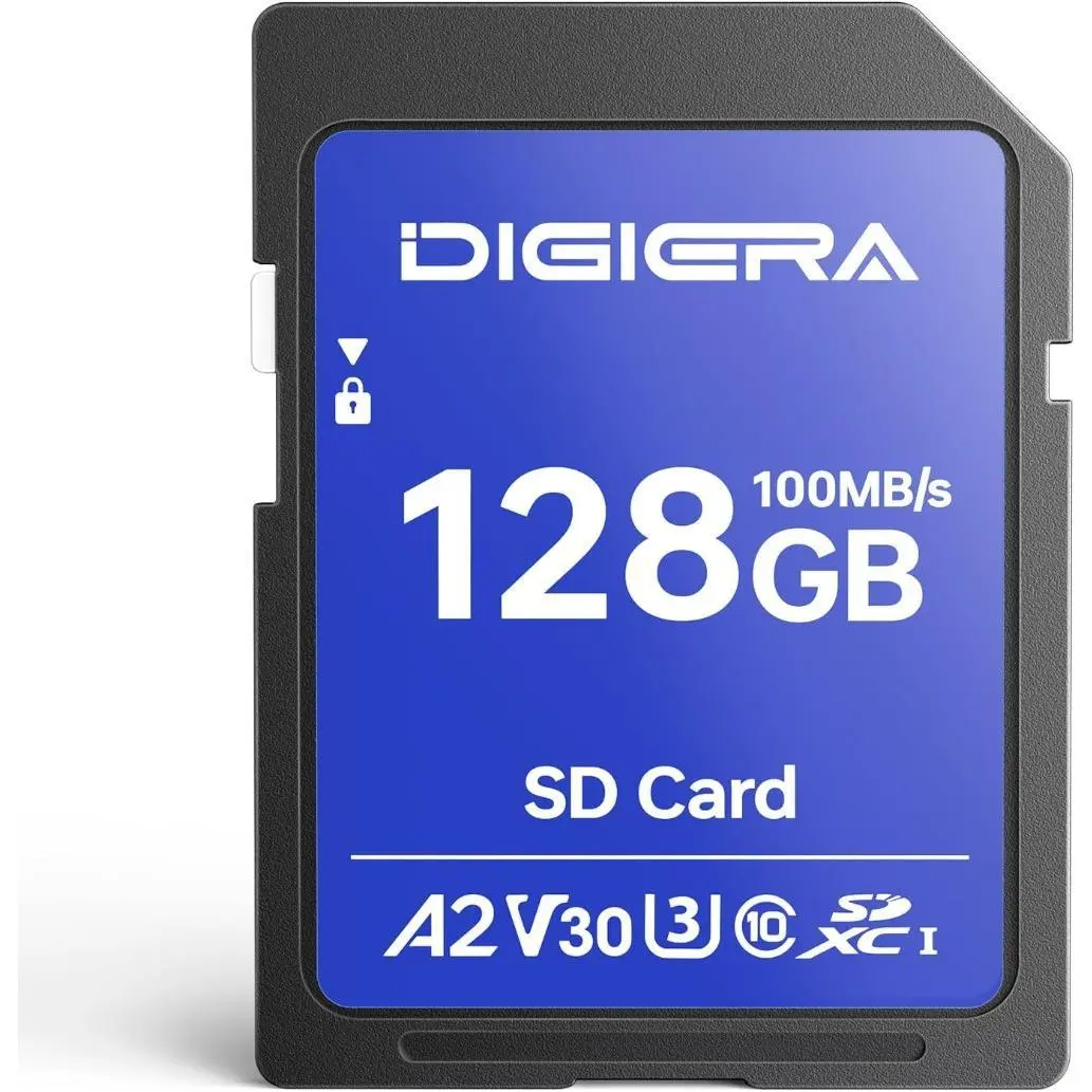 Memory Card-Up to 100MB/s, C10, U3, V30, 4K UHD, SD Card For Computers, Digital Cameras, Home Theatre Devices, Car Navigation Systems (1 Pack)