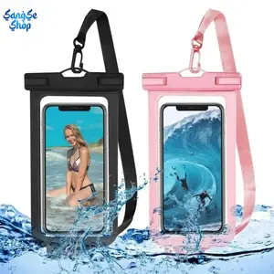 Summervibes 2PCS Clear Waterproof Phone Pouches with Lanyard, IPX8 Floating Dry Cases, Universal 7-Inch Cell Phone Sleeves, Dustproof Sealed Protective Bags for Swimming, Diving, Beach, Cruise & Outdoor Water Activities