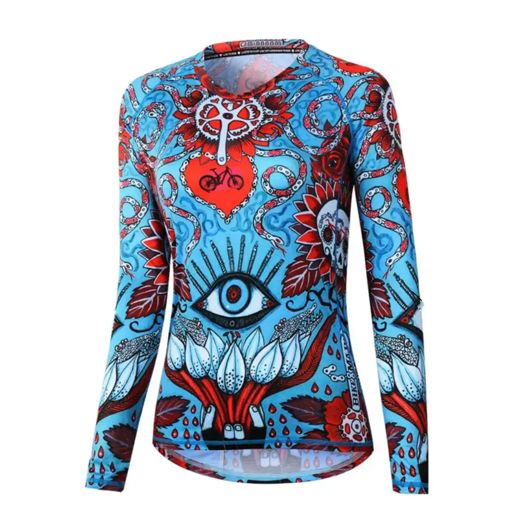 2026 WOMEN sportswear long sleeve jersey mexico motorcycle cycling jersey mtb enduro downhill cycling t-shirt motocross shirt Women Mountain Bike Shirts Long Sleeve MTB Off-Road Motocross Jersey Quick Dry&Moisture-Wicking