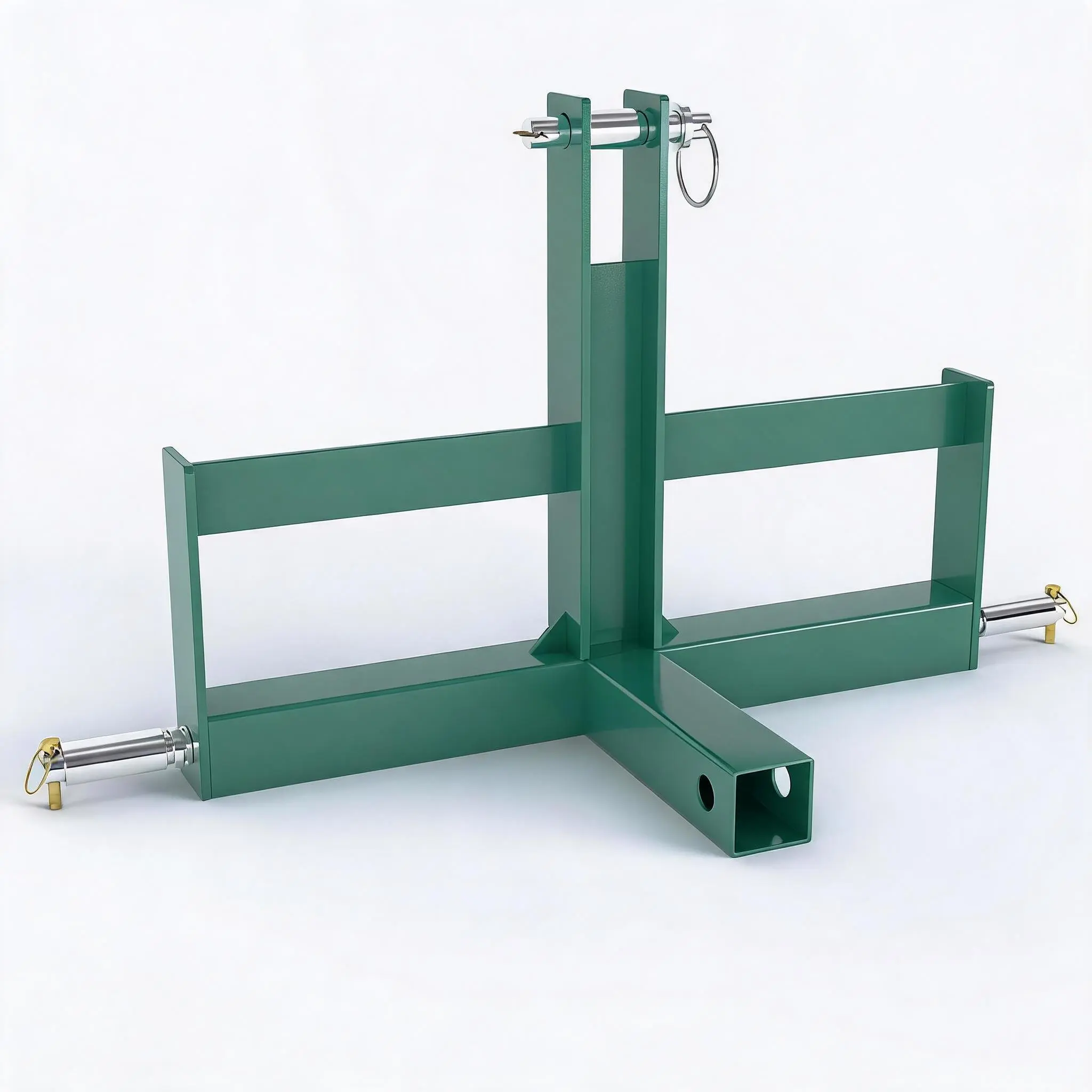 3-Point Quick Hitch for Category 1 Tractors with 2-Inch Receiver – Tractor Drawbar Adapter Compatible with Kubota, John Deere, Yanmar, and More