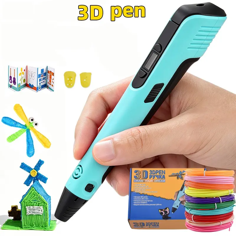 3D Printing Pen with 50m Core, Storage Bag, Stand for Art Creation, Ideal Gift, Abs Material, 60w Power Consumption, Model Np100