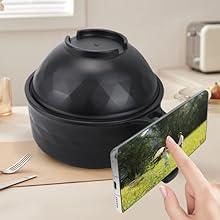 MIUVA Ramen Bowls Set with Microwave Soup Bowl Ramen Cooker BPA-Free Dishwasher Safe Includes Chopsticks Spoon Eco-Friendly PP Materials Quick Convenient Tableware Sets Thanksgiving tableware Value Pack Christmas Gift Set Stock Up  Filter Cover