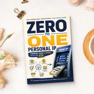 Zero to One Personal IP: A Practical Guide to Turning Hobbies into Income, Building Your Personal Brand, Growing an Audience, and Creating Online Value