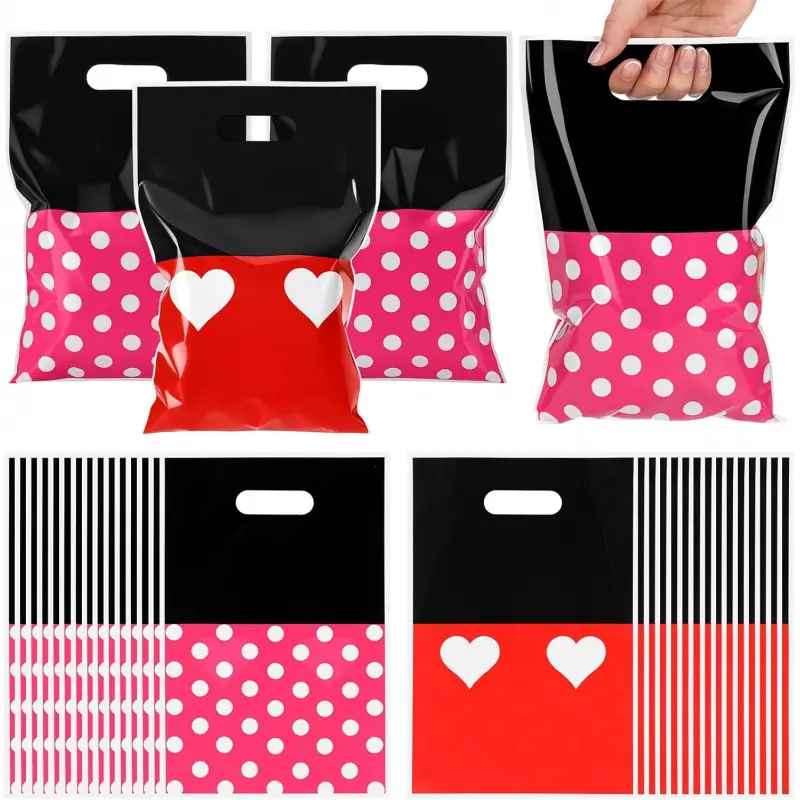 30 Pcs Cartoon Mouse Theme Party Favor Bags Mouse Candy Snack Treat Gift Bags For Birthday Party Decoration Supplies