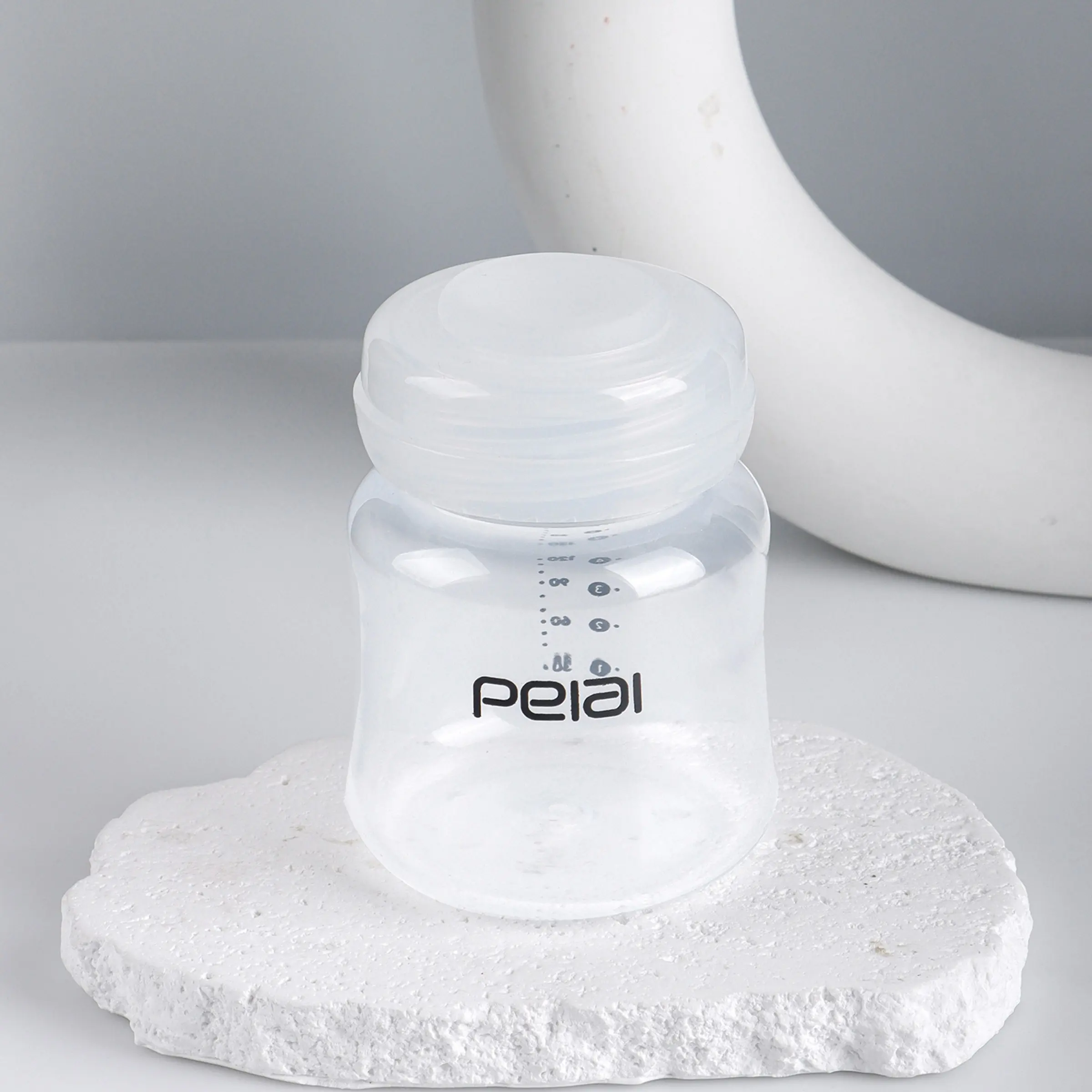 Baby Milk Storage Bottle, Wide-mouth PP Material Breastfeeding Storage Canister, Portable and Safe Milk Container