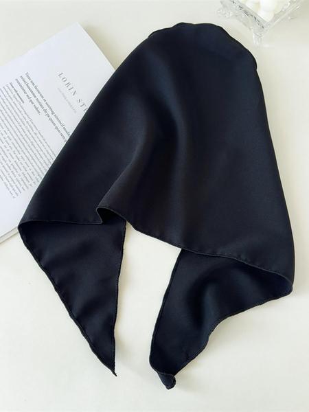 1pc Bohemian Solid Color Triangular Headband, Boho Style Scarf, Photo Prop & Sun Protection Bandanas Head Bandana Hair Scarf