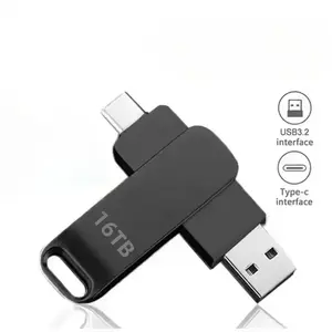 New 64TB USB Flash Drives High Speed Transfer Metal Pendrive Memory Card Pendrive Flash Disk Memoria Waterproof Stick