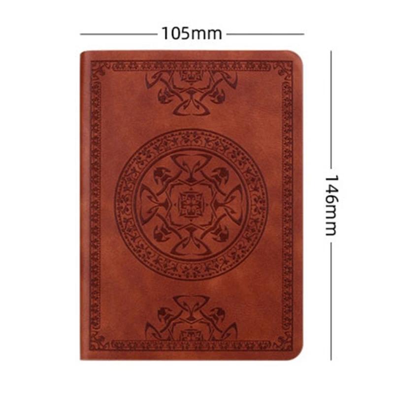 2025 New Portable Vintage Leather Notebook Diary Journal Stationery Gift Portable And Easy To Use