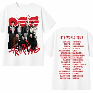 Arirang Tracklist The Kings Are Back Graphic Tee, Bangtan 2026 Album Songs Concert Shirt, Merch Gift for Fan, Bangtan Boys Group Shirt YCS