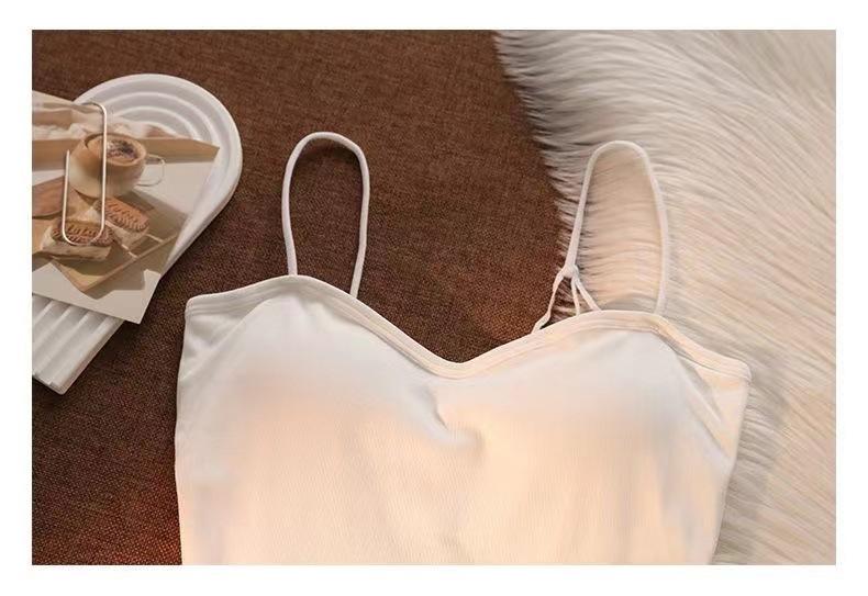 White Camisole Vest for Women Summer Inner Wear with Chest Pad Spider Web Beautiful Back Bra Integrated Sweet Spicy Girl TubeWomenswear Tops Workout Tops Spaghetti Strap Basic Workout Sets Women Sports Bra Casual Minimalist Short Sleeveless White Camisole Vest for Women Summer Inner Wear with Chest Pad Spider Web Beautiful Back Bra Integrated Sweet Spicy Girl TubeWomenswear Tops Workout Tops Spaghetti Strap Basic Workout Sets Women Sports Bra Casual Minimalist Short Sleeveless