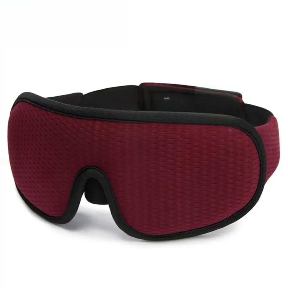 Unisex 3D Sleep Mask, Breathable Sports Fabric, Adjustable Nose Bridge, Anti-Light Leaks, Soft Skin-Friendly Ear Straps