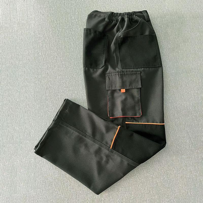 Men's Work Suit with Multiple Pockets Wear-Resistant for Car Maintenance & Work Safety Overalls Menswear Clothes Uniforms Workwear