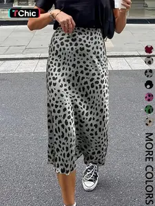 1 Piece Women Leopard Print Skirt Zipper ，Multiple Color Options, Suitable For Party, Office, Short Skirt, Music Festival, Casual Outdoor, Street Fashion, Autumn, School