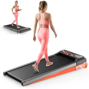 2.5HP Walking Mat with Incline pad,Under Desk Treadmill, Walking Running Pad with Remote, 3 in 1 Low Noise Small Mini Portable Treadmill with Led Screen, Compact Treadmills for Home, 265lbs CapacityGift