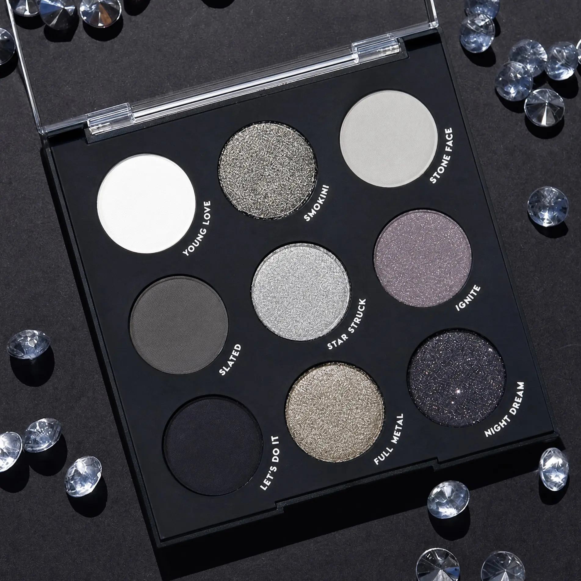 K'apeine 9-Color Eyeshadow Palette, Matte Finish, Long-Lasting Smoky Eye Makeup, Perfect for Parties and Halloween