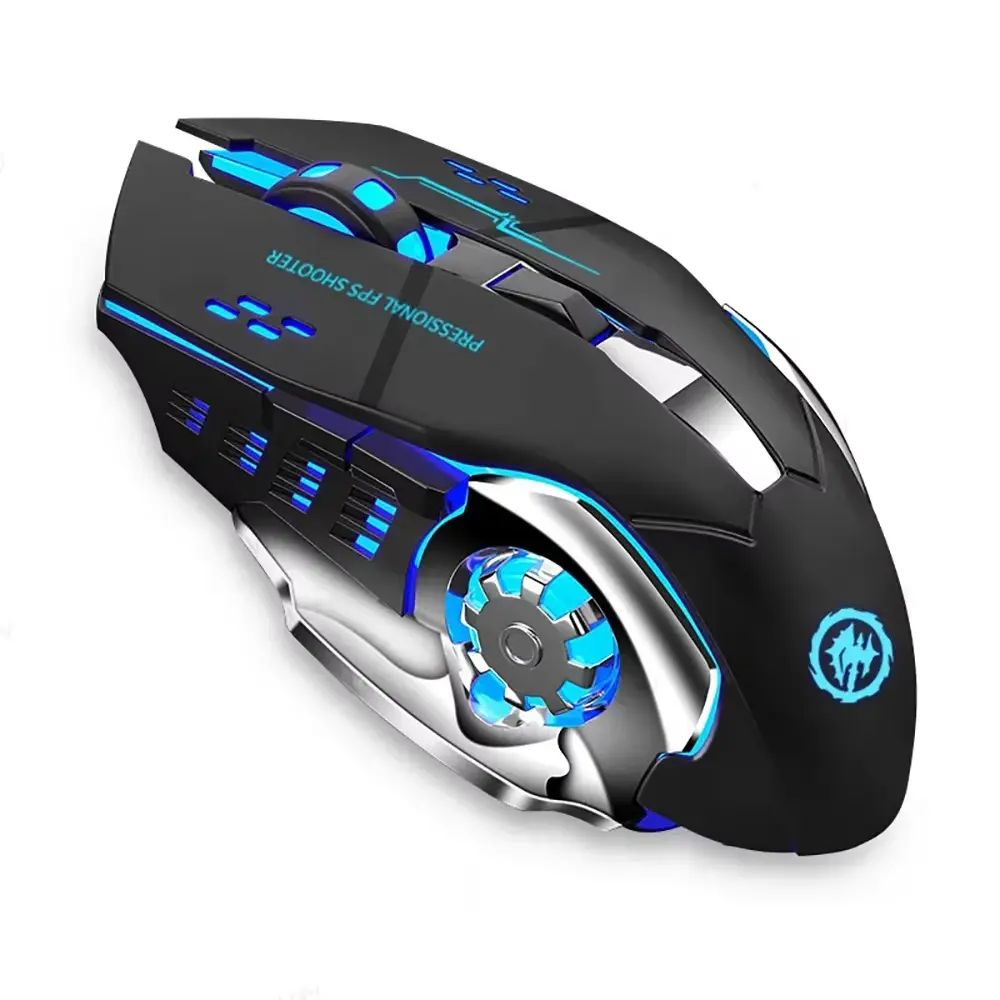 Bluetooth Mouse Gaming Computer Rechargeable Wireless Mouse USB Mechanical E-Sports Backlight PC Gamer Mouse For Computer 3-way connectivity
