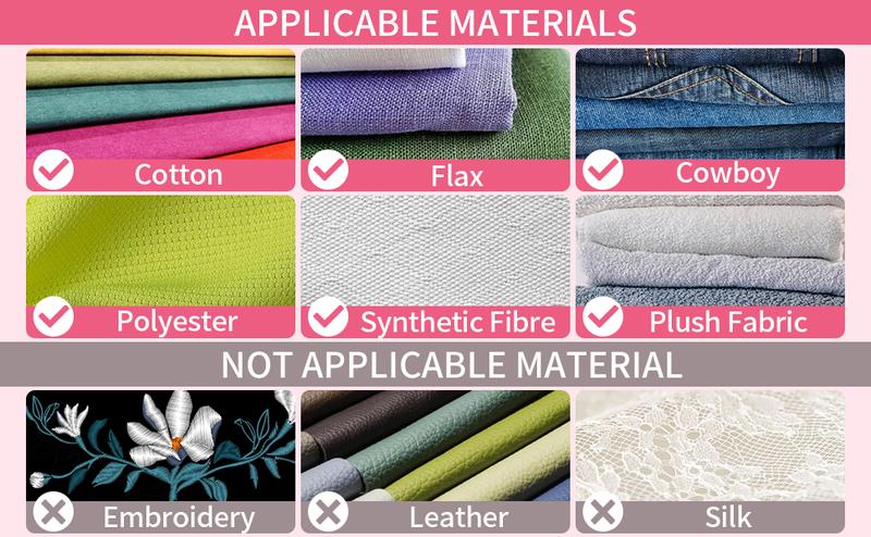 Quick Clothing Fixer Sewing Gun Garment Repair Tool Clothing Label Gun 4000 Fasteners (2000 White + 2000 Black) Clothing Label Gun 6 Needles Quick Stitch Cloth Fixer Pink