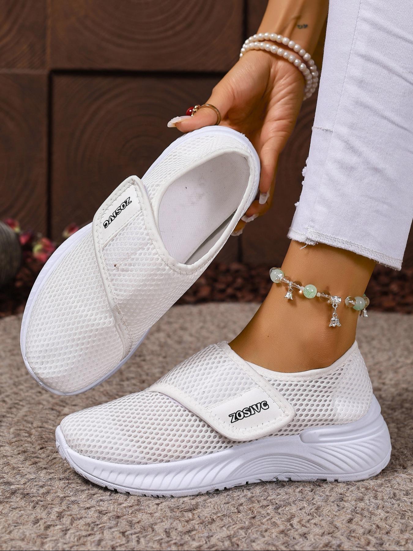 Women's Mesh Breathable Lightweight Sneakers, Casual Comfortable Sports Running Shoes, All-match Basic Shoes for Daily Wear