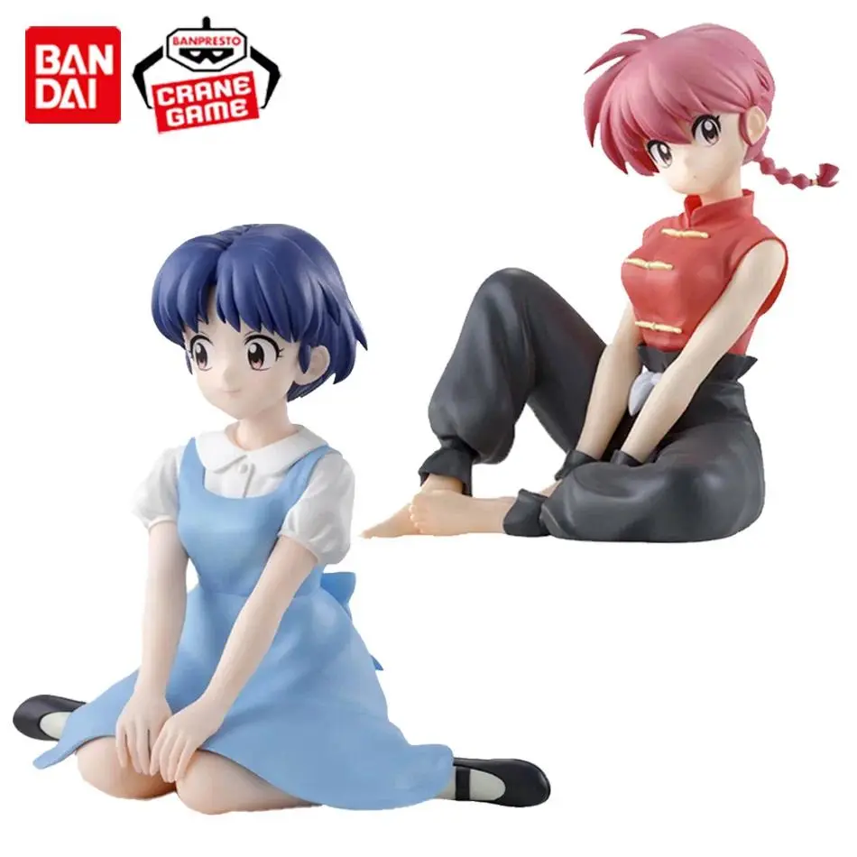 BANDAI BANPRESTO Ranma1/2 10cm Anime Tendou Akane Ranma PVC Figure Collectible Model Statue Toy Gift