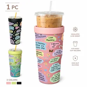 1 Pc 32oz Nurse Affirmation Quote Insulated Can Cooler, Double Wall, Leak Proof, Cold 24H, Hot 12H, No Sweat, Fits Most Cup Holders, Non Slip Silicone, Camping Must Have, Kitchen Essential, Nurse Gift, For Daily Use, BBQ, Party, Travel