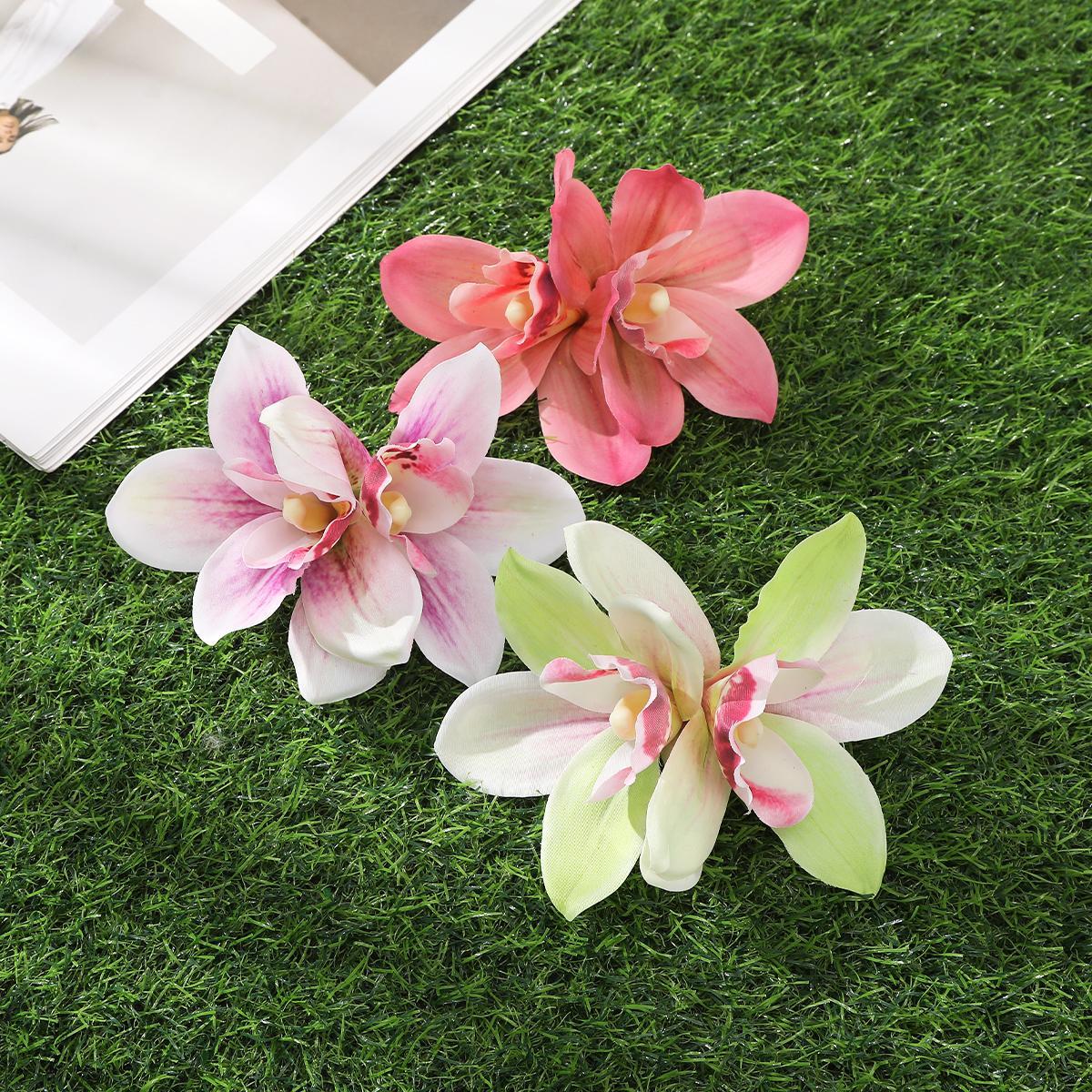 AWAYTR Orchid Flower Large Hair Clip Barrettes Boho Hawaiian Accessories for Women Girls Tropical Floral Bridal Beach Wedding Hairpin Hair Accessories 3Pcs/Set AWAYTR Orchid Flower Large Hair Clip Barrettes Boho Hawaiian Accessories for Women Girls Tropical Floral Bridal Beach Wedding Hairpin Hair Accessories 3Pcs/Set