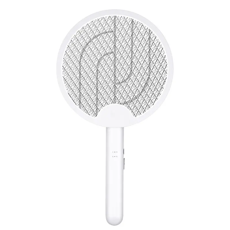 Electric Mosquito Fly Bug Zapper Racket, 2 in 1 USB Rechargeable Mosquitoes Trap Lamp with 1200mAh Battery, Portable Fly Swatter for Indoor & Outdoor, Electronic Mosquito Zapper, Mosquito Killer