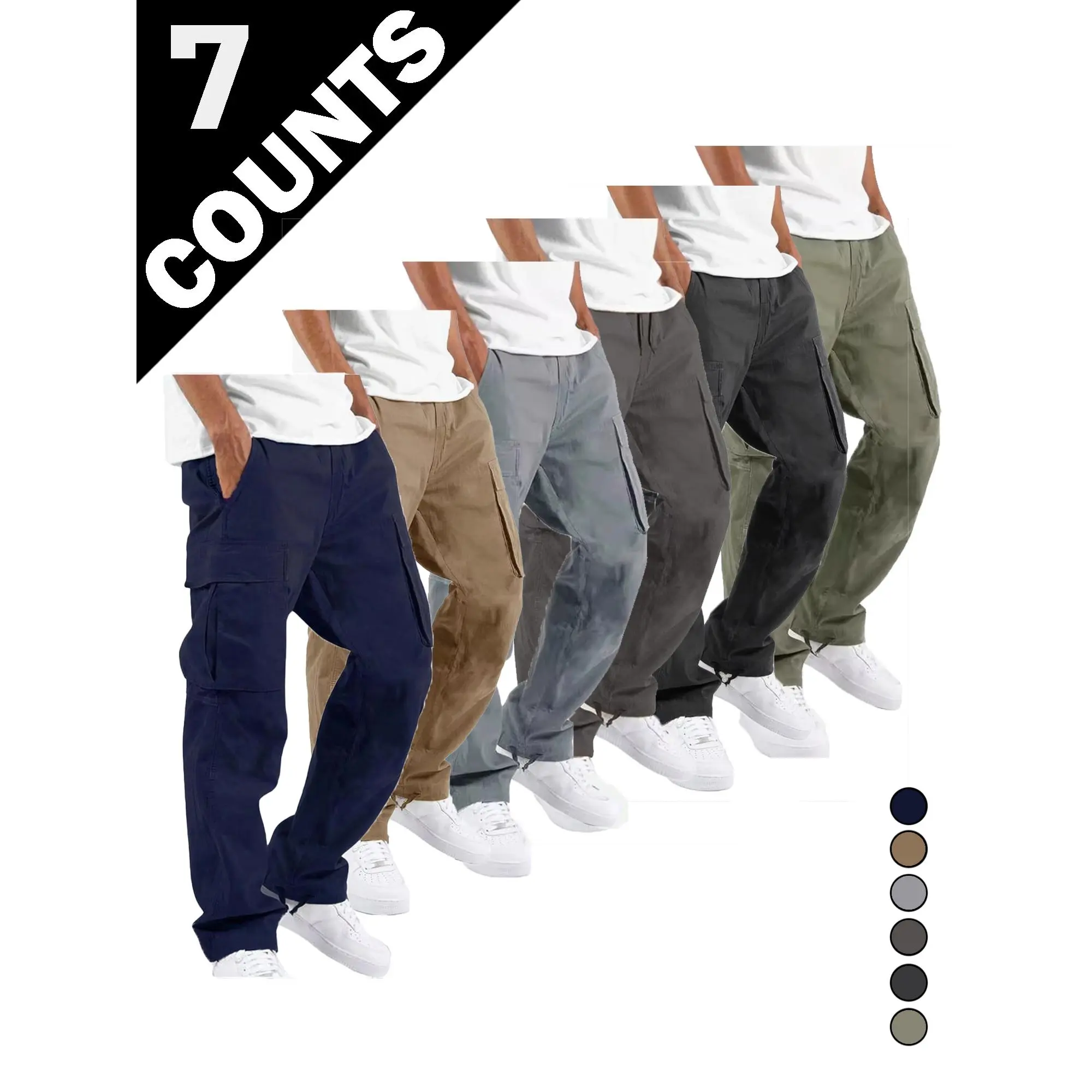 Large size patchwork casual pants, outdoor workwear quick-dry pants, hiking pants, fashionable casual pants, mountaineering sports outdoor multi-pocket workwear pants