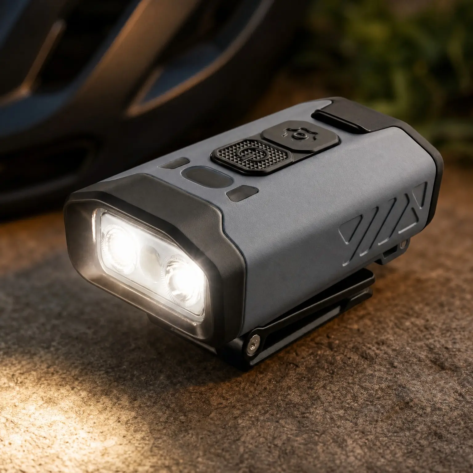 Rechargeable LED Hard Hat Light with Clip, 800 Lumens, 1100mAh Removable Battery Headlamp for Running, Construction, Fishing, Camping, SnowGift