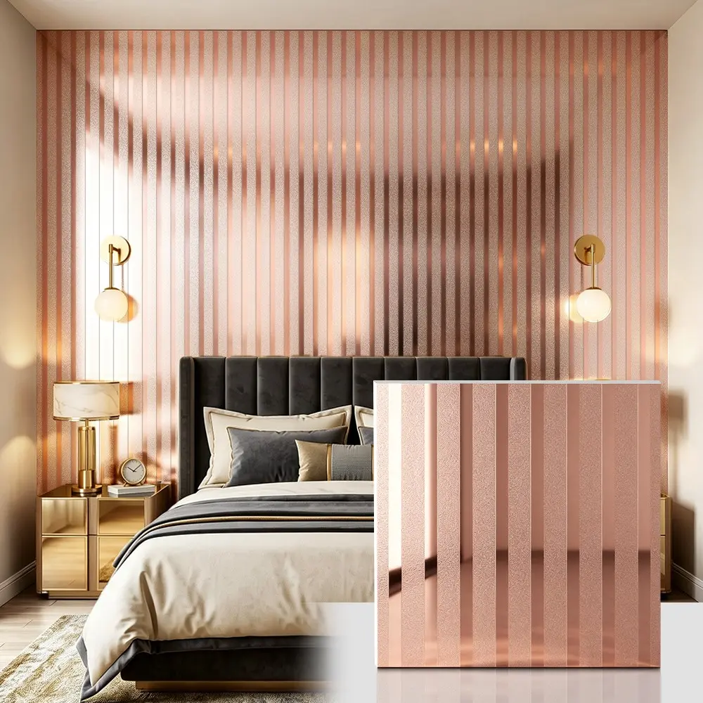 3D Fashion Mirror Stripe Wall Stickers, 20 Pieces 11.81x11.81 Inches, Marble Wall Decor, Waterproof, Easy Installation, Home, Store, Hotel Decoration