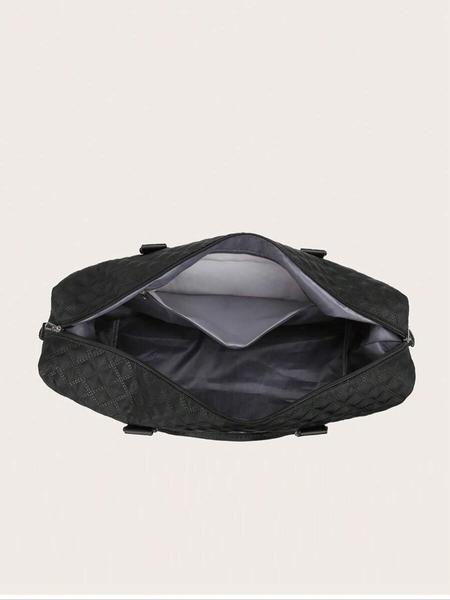 Fashion Simple and Versatile Solid Color Women's Bag, Unisex Travel Bag with Zipper and Shoe Bag, Lightweight Outdoor Activity Shoulder Bag Multi-functional Travel Organizer and Gift Idea, Travel Essentials Bag, Two-piece Set with Small Bag