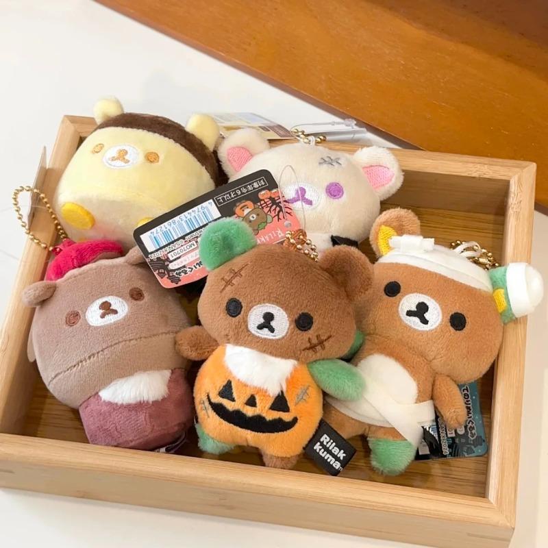 San-X Rilakkuma Plush Doll Cute Halloween pumpkin relax bear Plush