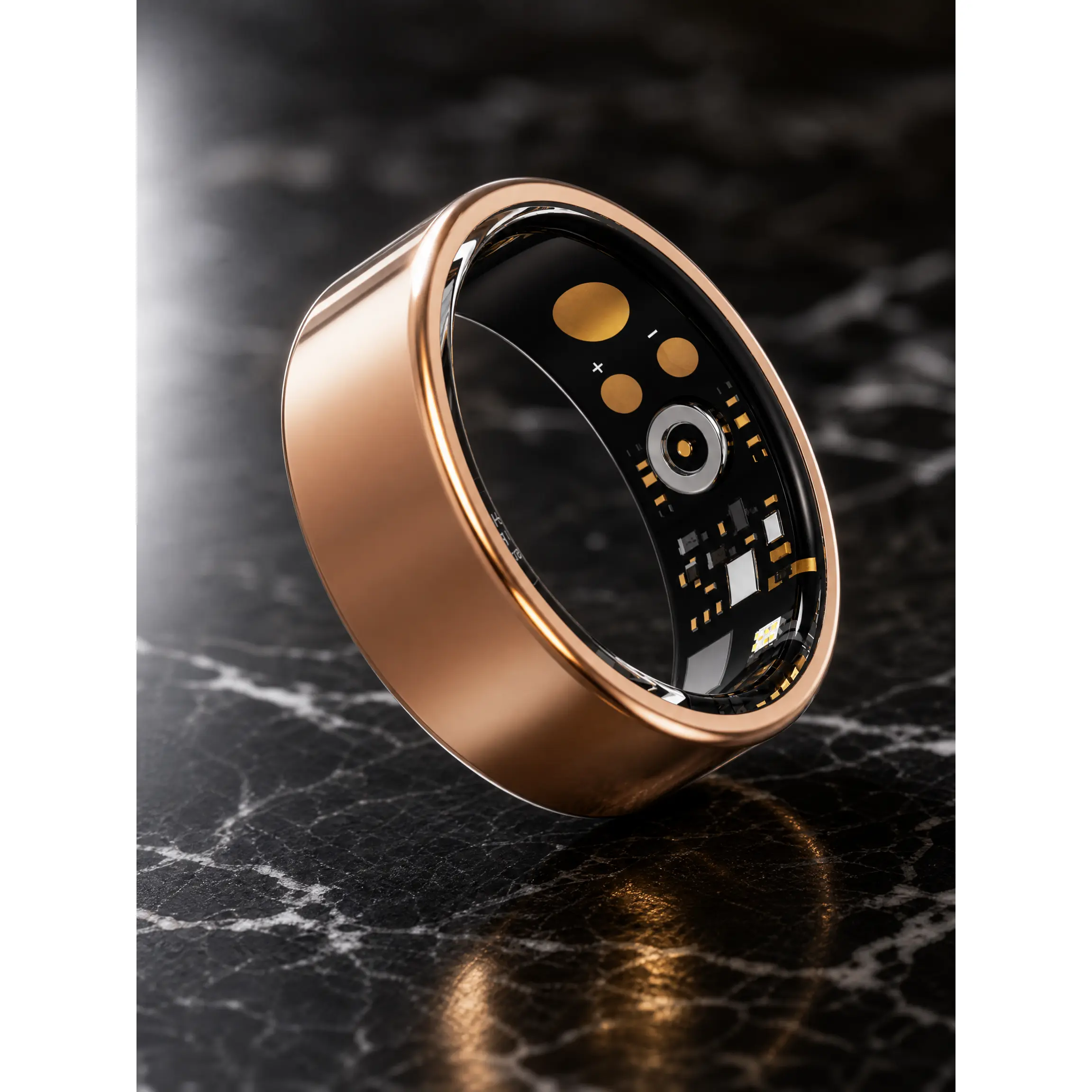 Compact Smart Rings - Unisex Adults' Wearable Workout Accessory, Slim Scratch-Resistant Design, Seamless Sleep, Heart Rate & Daily Activity Tracking, Ideal for Party Bags & Gifts