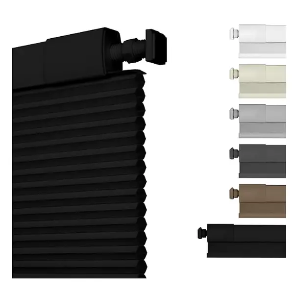 No Drill No Tools Blackout Cellular Shades Cordless Easy Install  cordless   Honeycomb Blinds Thermal Insulated Noise Reduction Blinds for Indoor Windows Blackout Black/Blackout Light Gray/Blackout Beige