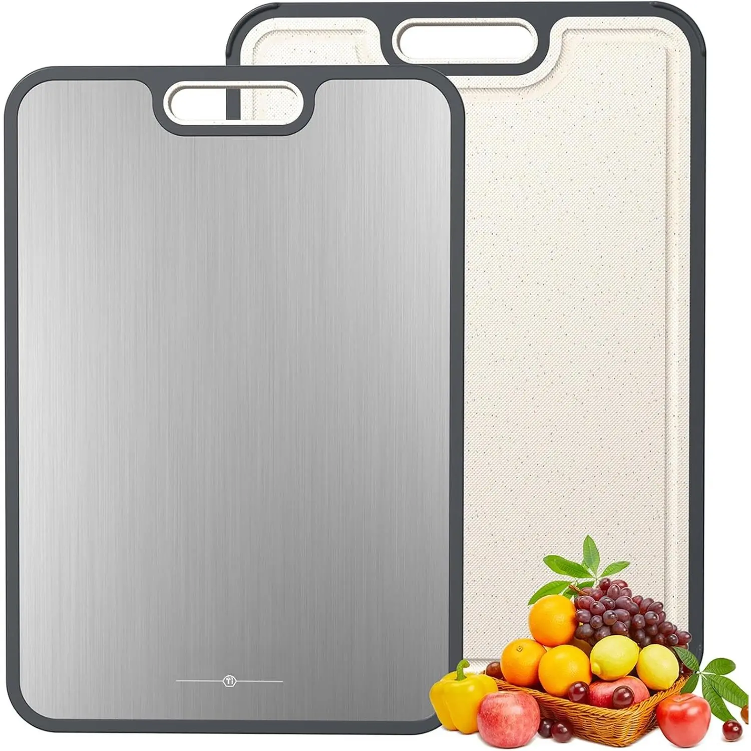 Titanium  Board for Kitchen, Pure Titanium/PP, Size 16”×11”