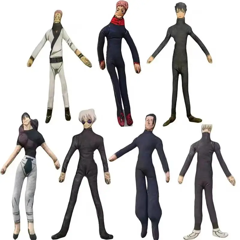 Anime Jujutsu Kaisen Doll Movable Funny Gojo Satoru Toy Shapeshift Figure Cosplay movable Abstract Wire Skeleton Halloween Prop