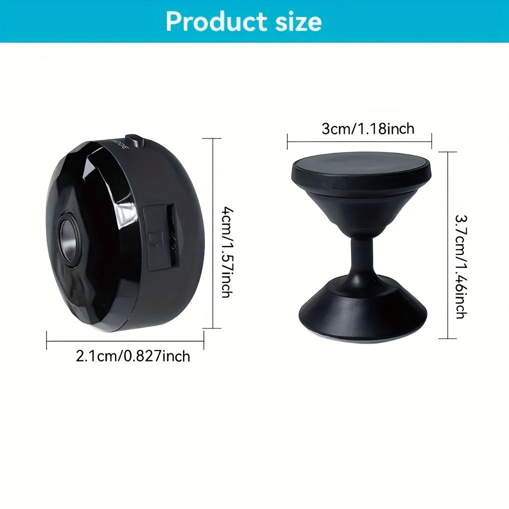 4 Pieces Wireless Smart Security Cameras, with App Control - 1080P HD Video, WiFi and Wireless Connection, Magnetic Mount, Rechargeable Battery, USB Dual-use for Home and Car Monitoring |     Fashion Hexagonal Design, Wireless Security Camera